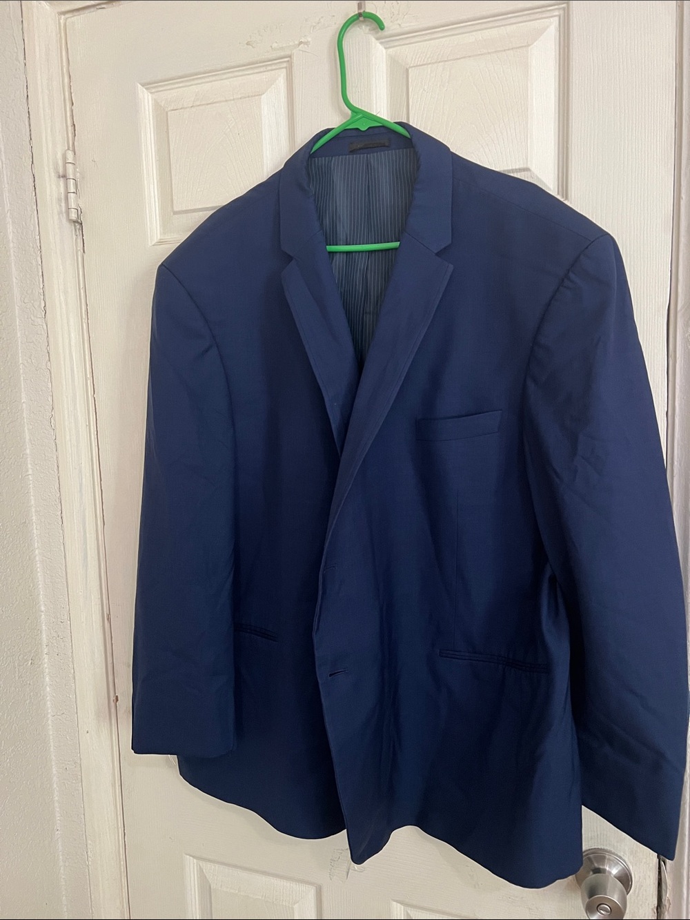Calvin Klein Classic Navy Two-Button Blazer